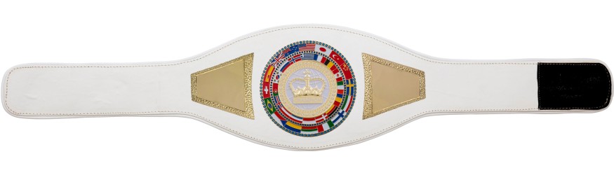 CHAMPIONSHIP BELT PROFLAG2/FLAG/G/WHTGEM - VARIETY OF :LEATHER COLOURS AVAILABLE CHAMPIONSHIP BELT PROFLAG2/FLAG/G/WHTGEM - VARIETY OF :LEATHER COLOURS AVAILABLE